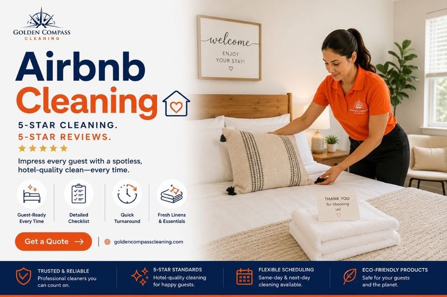 Airbnb and short-term rental cleaning service NC